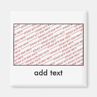 Sjabloon voor Groep of Klasse Foto Magneet