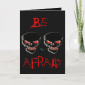 Sjabloon voor halloween verjaardag - pas aan (Voorkant)