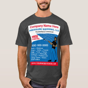 Sjabloon voor het wassen en reinigen van de druk t-shirt