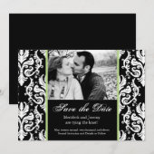 Sjabloon voor huwelijksuitnodiging (Voorkant / Achterkant)