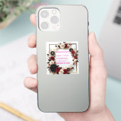 Sjabloon voor huwelijksuitnodiging sticker (Telefoon)