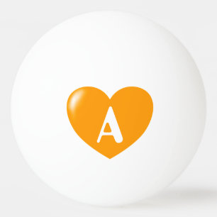 Sjabloon voor je grote Oranje monogram  Pingpongballen