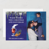 Sjabloon voor kerstmis en hanukkah (Voorkant / Achterkant)