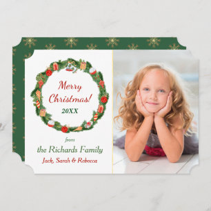 Sjabloon voor kerstmis voor grote fotografie