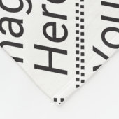 Sjabloon voor kleine tapebanket fleece deken (Hoek)