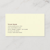 Sjabloon voor kleurrijke vierkant Patroon Visitekaartje (Achterkant)