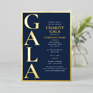 Sjabloon voor liefdadigheidsgala Fondsenwervingsac