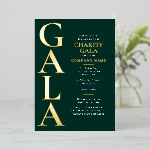 Sjabloon voor liefdadigheidsgala Fondsenwervingsac