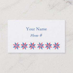 Sjabloon voor persoonlijke profielkaart voor ontwe visitekaartje