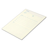 Sjabloon voor projectplanning, afdrukbaar planning notitieblok (Schuin)