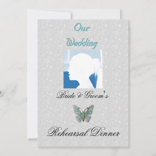 SJABLOON VOOR REHEARSAL DINER INVITATIONS KAART (Voorkant)