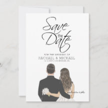 Sjabloon voor 'Save the Date'-uitnodiging