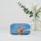 Sjabloon voor SLG-visitekaartjes Visitekaartje (Staand voorkant)