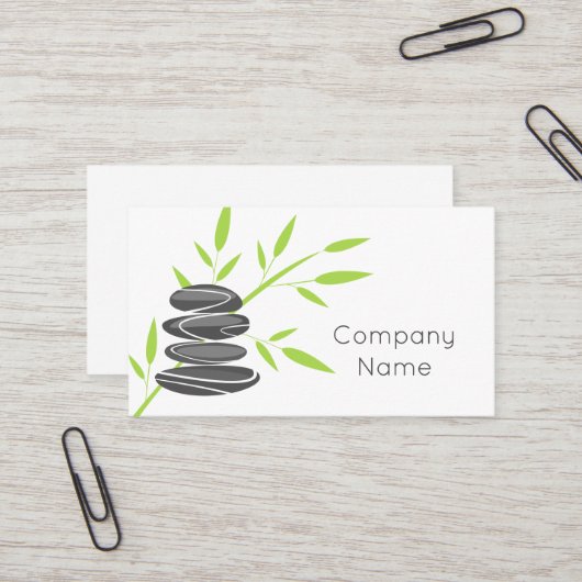 Sjabloon voor stapelbare zandsteen visitekaartje (Voorkant / Achterkant in situ)