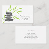 Sjabloon voor stapelbare zandsteen visitekaartje (Voorkant / Achterkant)