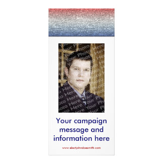 Sjabloon voor statiefkaart voor politieke verkiezi reclamekaart