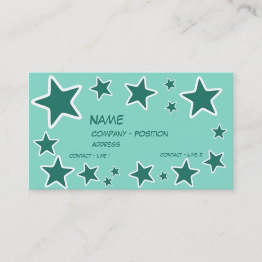 Sjabloon voor visitekaartje (Voorkant)