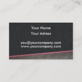 sjabloon voor visitekaartje (Achterkant)