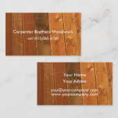 sjabloon voor visitekaartje (Voorkant / Achterkant)