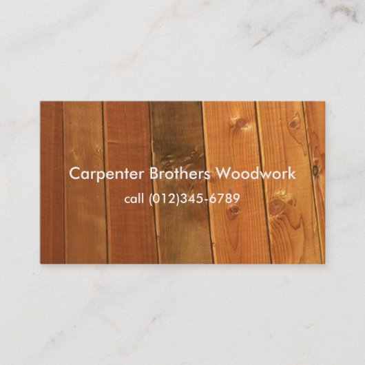 sjabloon voor visitekaartje (Voorkant)