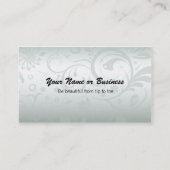 Sjabloon voor visitekaartje Floral-generiek (Achterkant)