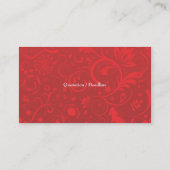 Sjabloon voor visitekaartje Generieke Rode Grens (Achterkant)