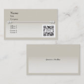 Sjabloon voor visitekaartje Generisch neutraal (Voorkant / Achterkant)