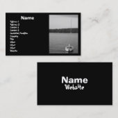 Sjabloon voor visitekaartje per boot (Voorkant / Achterkant)