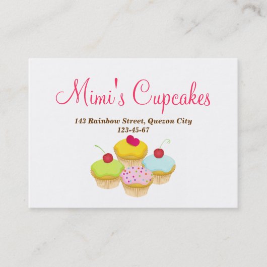 Sjabloon voor visitekaartjes (Voorkant)