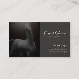 Sjabloon voor visitekaartjes - donker schilderen v