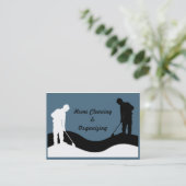 Sjabloon voor visitekaartjes reinigen (Staand voorkant)