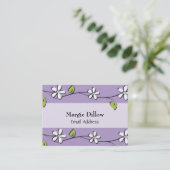 Sjabloon voor visitekaartjes retro (Staand voorkant)