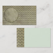 sjabloon voor visitekaartjes  stijl chevron (Voorkant / Achterkant)