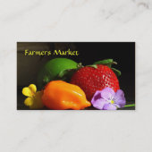 Sjabloon voor visitekaartjes voor boeren (Voorkant)