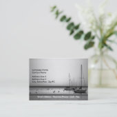 Sjabloon voor visitekaartjes Yachts II (Staand voorkant)