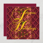 Sjabloon voor vrolijke feestdagen (Voorkant / Achterkant)