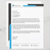 Sjabloon voor zakelijk briefpapier (Voorkant / Achterkant)