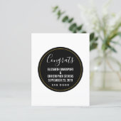 Sjabloon WEDING CONGRATS (Staand voorkant)