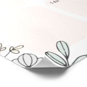 Sjabloon weekplanning poster (Hoek)