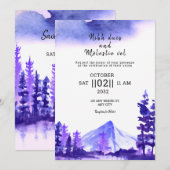 Sjabloon winterweddenschappen kaart (Voorkant / Achterkant)