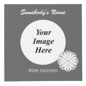 Sjabloon wit bloemlint door Kenneth Yoncich Kubus (Rechts)