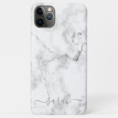 Sjabloon wit marmerpatroon Case-Mate iPhone case (Achterkant)