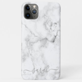 Sjabloon wit marmerpatroon iPhone 11 pro max hoesje