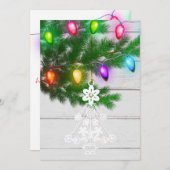 Sjabloon witte bomen Ornament  lichten (Voorkant / Achterkant)