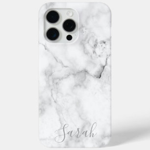Sjabloon Witte Marmeren Patroon iPhone Case