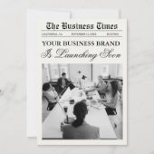 Sjabloon Zakelijke Krant,  Krant Kaart (Voorkant)