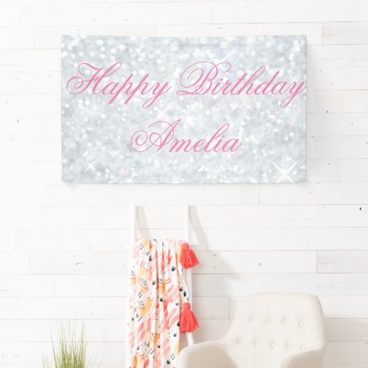 sjabloon,zilver,glitter,glanm,faux,prettige feestd spandoek (Insitu)