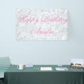 sjabloon,zilver,glitter,glanm,faux,prettige feestd spandoek (Beurs)