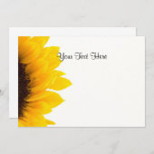 Sjabloon zonnebloemen (Voorkant / Achterkant)