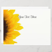 Sjabloon zonnebloemen (Voorkant / Achterkant)